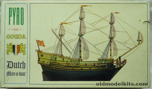 Pyro Gouda Dutch Man-O-War - 17th Century, B212-400 plastic model kit